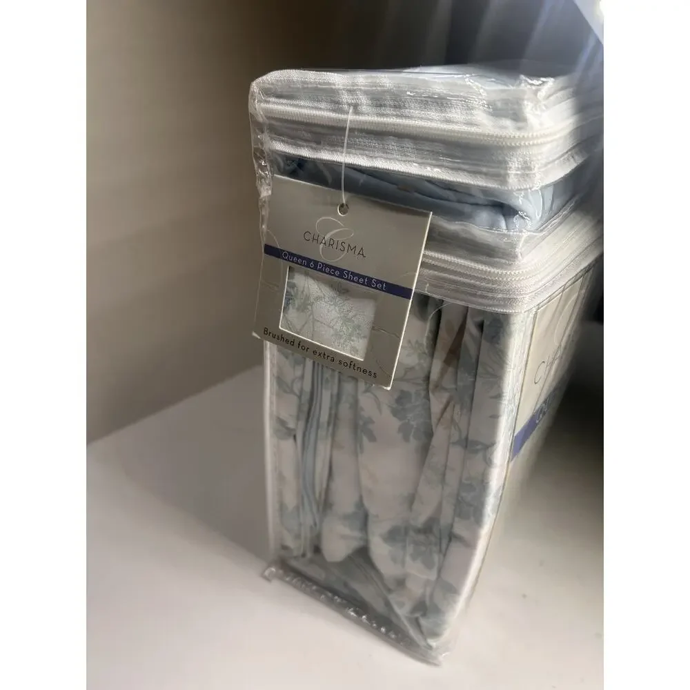 Charisma (CMA) Queen Size Sheet Set - 6 Piece UNUSED